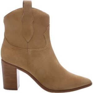 SCHUTZ western cowboy boots 
South Bootie suede In Light Wood
